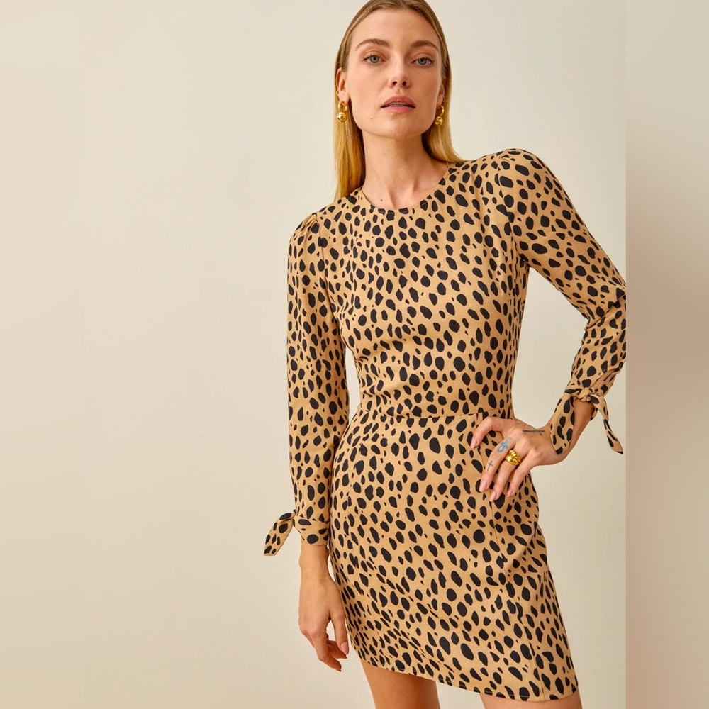 NWT Reformation Dress in Bobcat